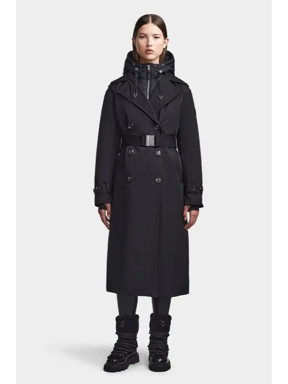 Brand New Rudsak (2 in 1) lightweight down trench with removable hood